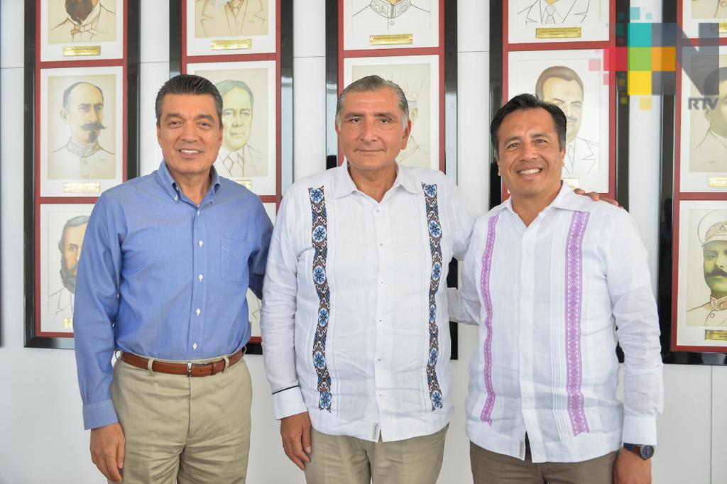 Gobernadores de Veracruz,Tabasco y Chiapas se reúnen para reforzar estrategias de seguridad