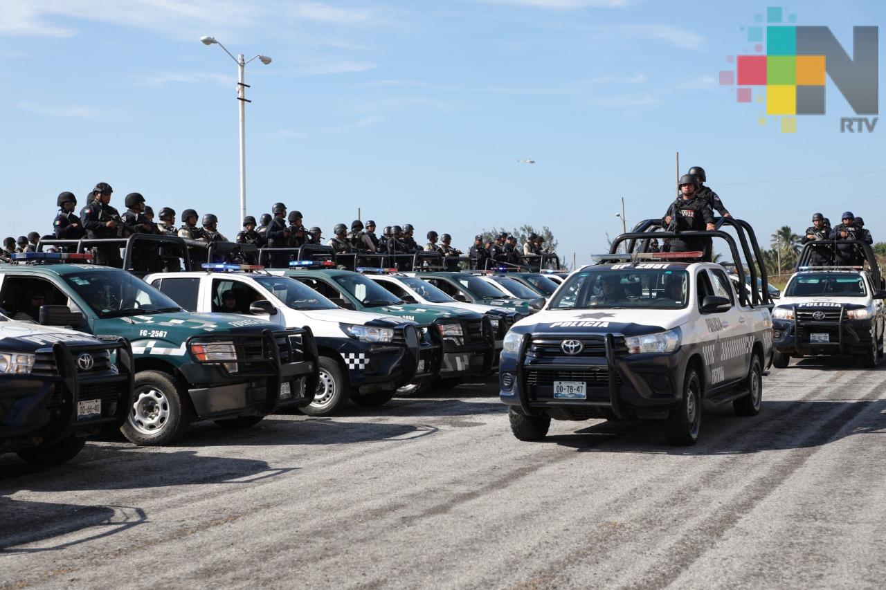Otorga Gobierno de Veracruz incremento salarial a policías, como parte de la Estrategia de Seguridad