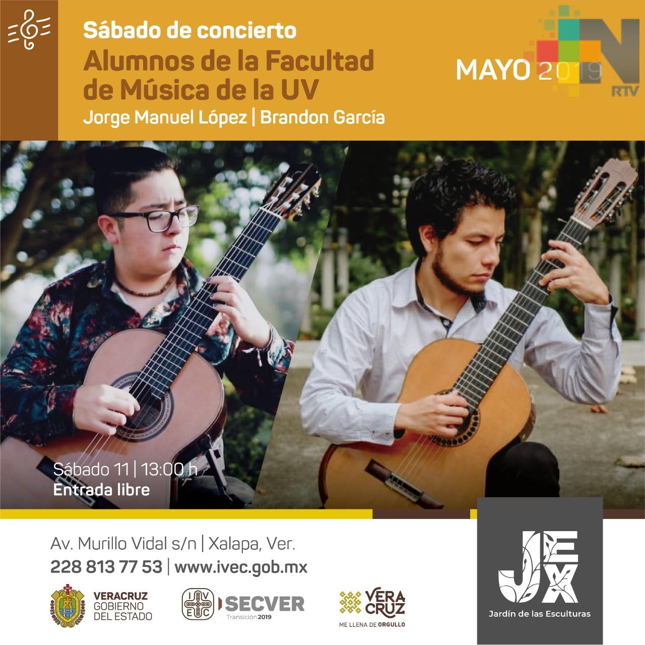 Invita IVEC a concierto de guitarra clásica, en Xalapa
