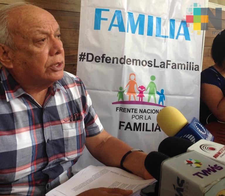 Frente Nacional por la Familia busca apoyo para modificar educación sexual en escuelas