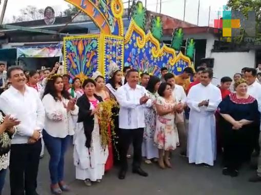 Inauguraron la Feria de la Cruz y el Rosario, en Amatlán de los Reyes
