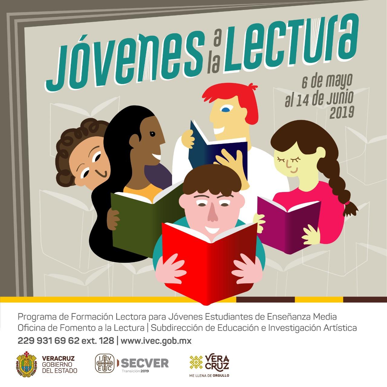 Inician IVEC y CECYTEV el proyecto Jóvenes a la Lectura