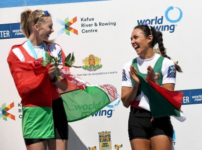 Remera mexicana Kenia Lechuga gana bronce en Copa del Mundo de Bulgaria
