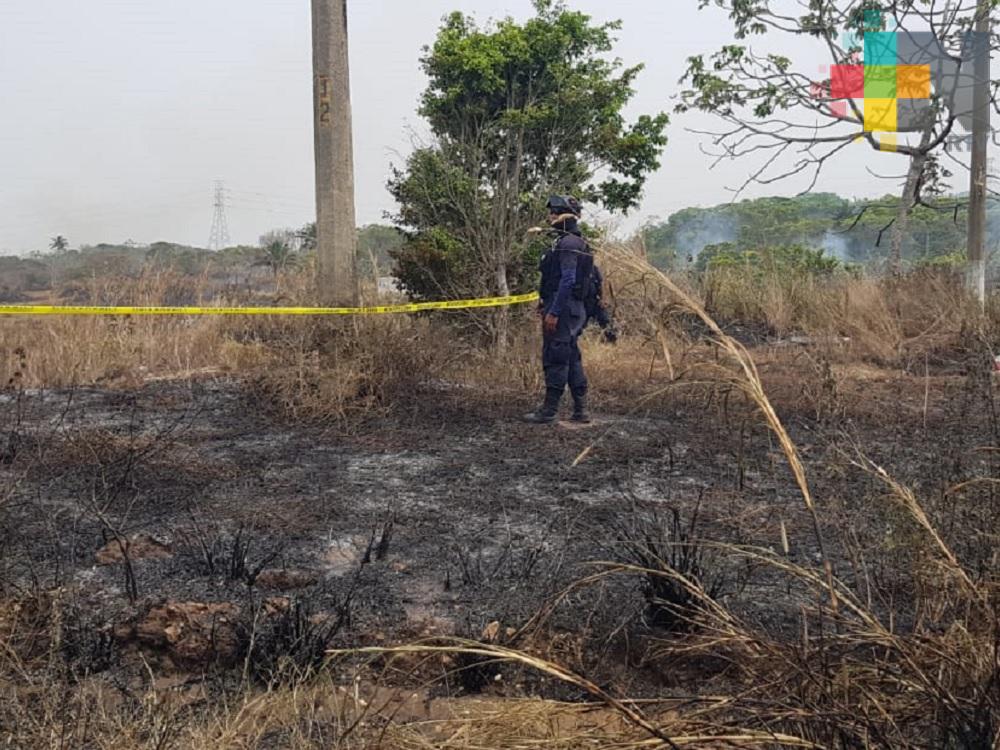 Muere calcinado hombre de la tercera edad al tratar de apagar incendio