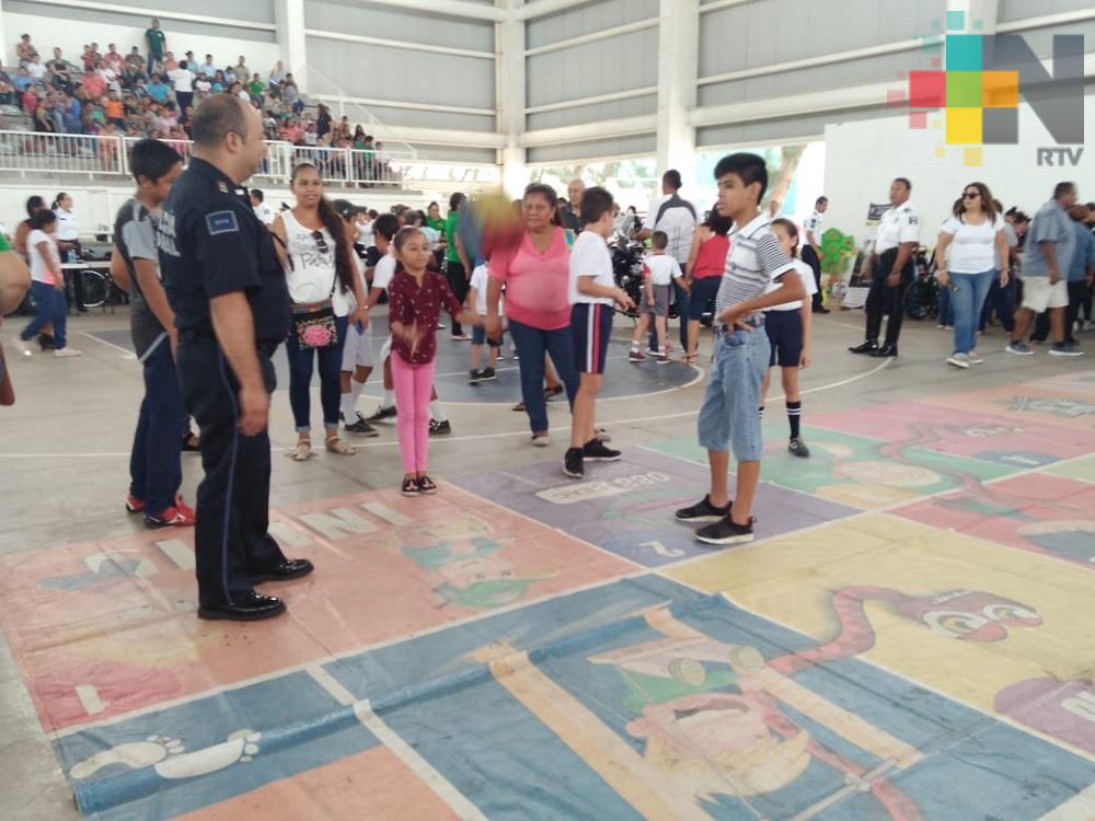 Policía Federal festejó a niños con capacidades diferentes en Veracruz