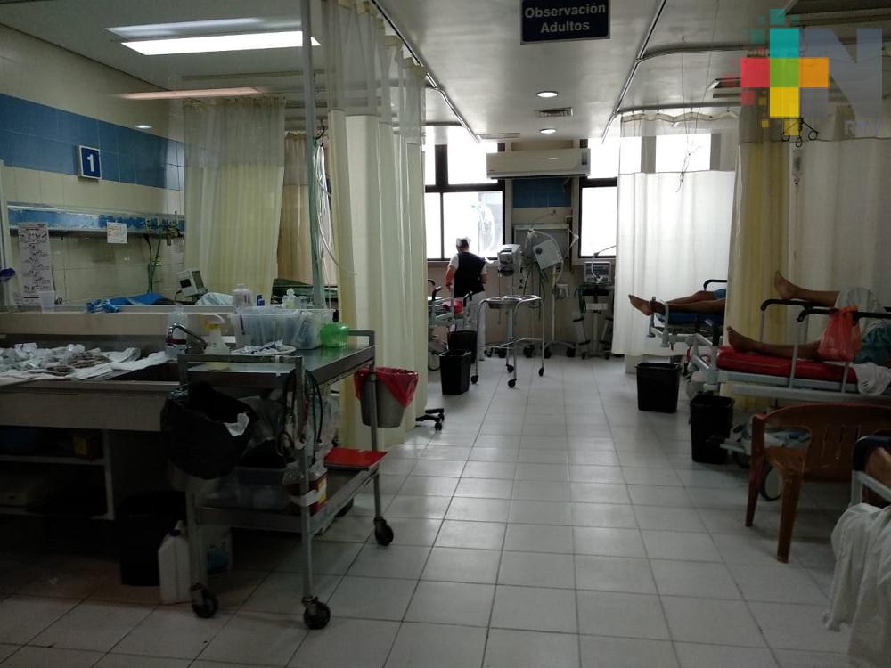 Hospital Regional de Coatzacoalcos atiende entre 60 y 70 pacientes al día