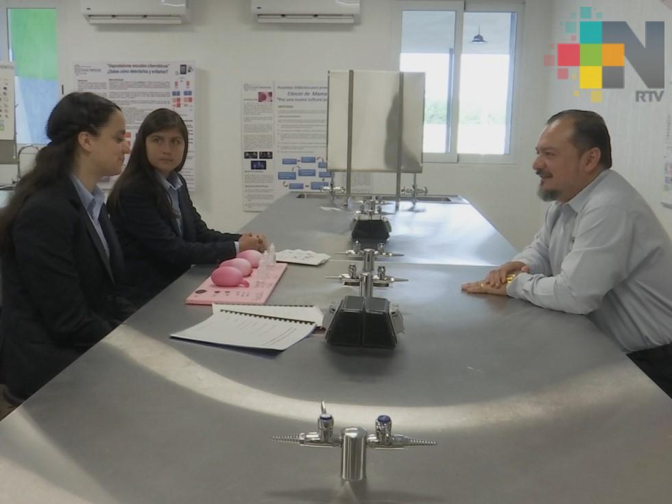 Estudiantes realizaron prototipo didáctico para prevenir cáncer de mama