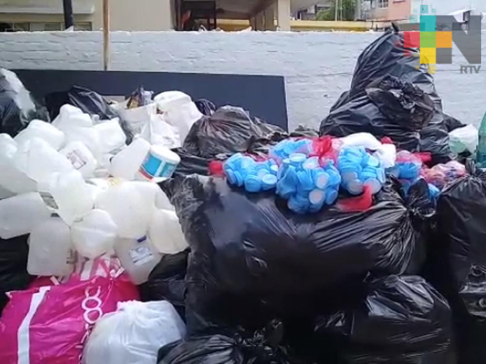 CAEV Tuxpan realiza reciclatón para evitar contaminación