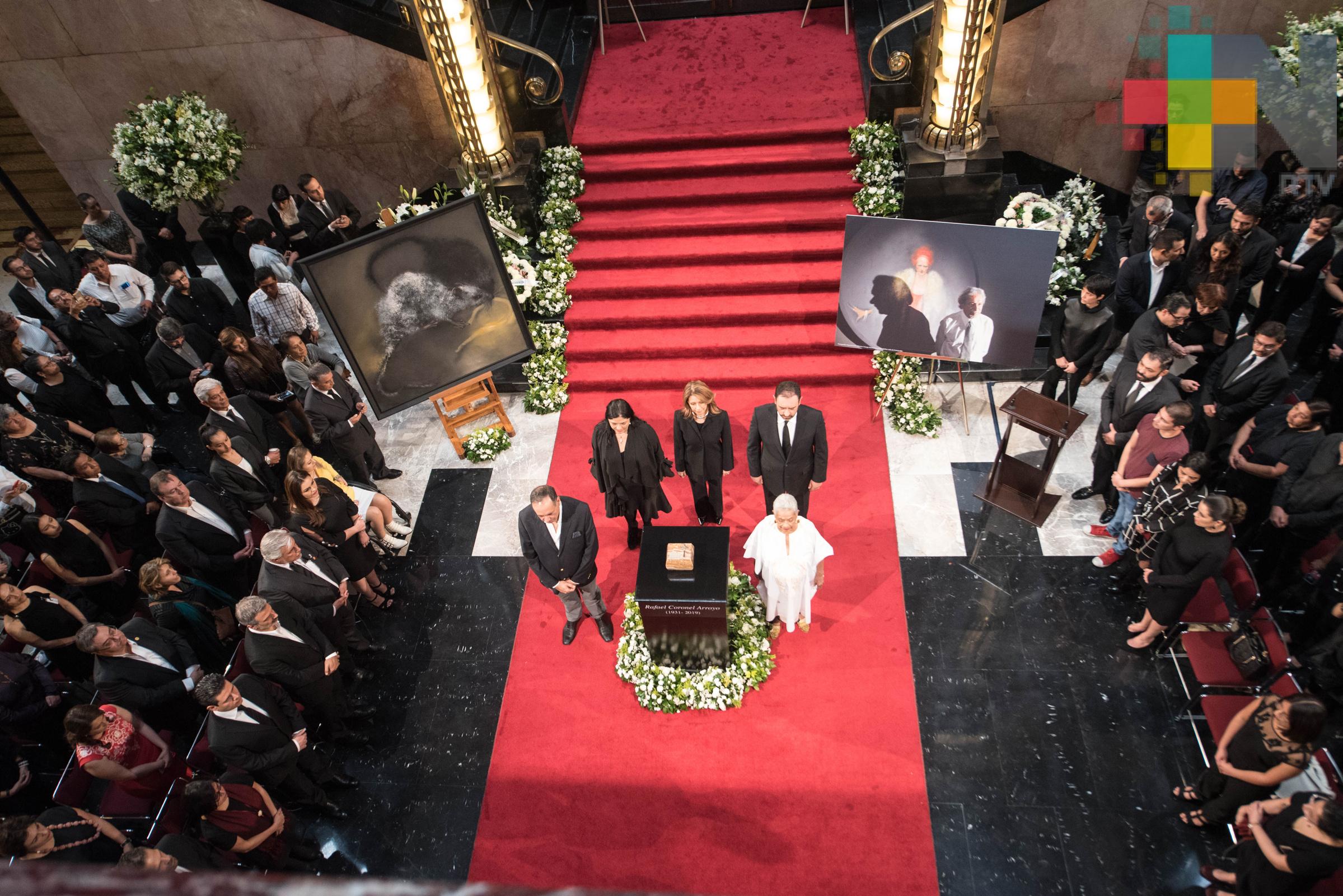 Despiden a Rafael Coronel, baluarte de la pintura mexicana