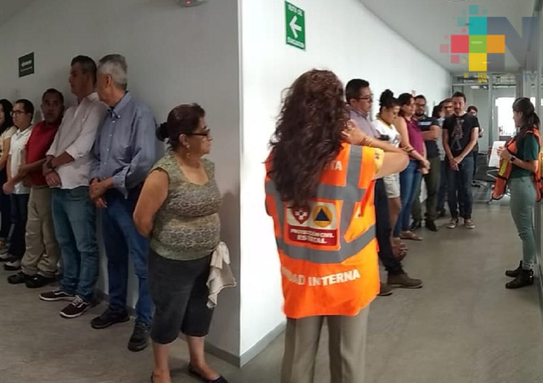 Veracruz, se une a la realización del macrosimulacro preventivo contra sismos