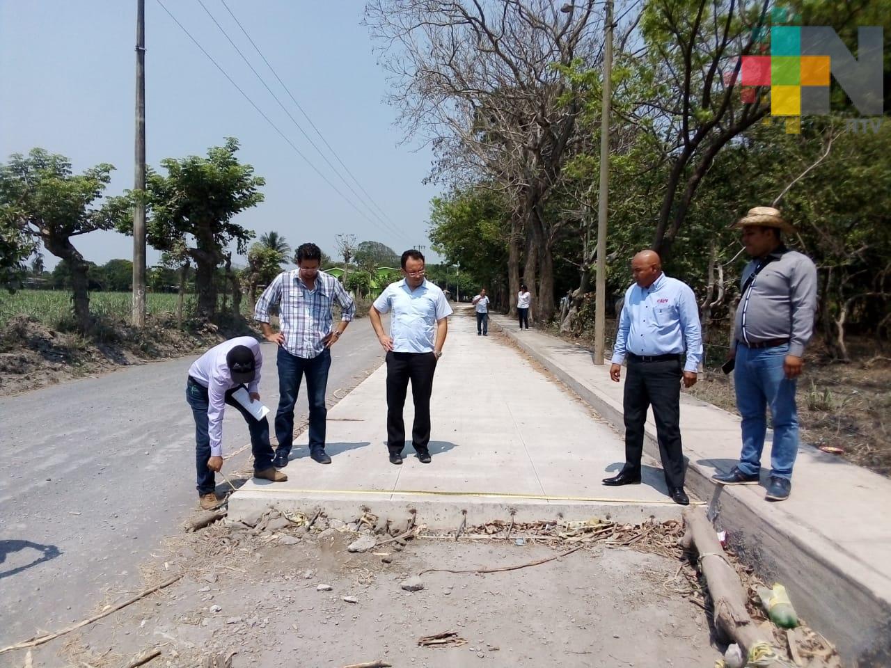 Se reanudará pavimentación de camino en Ángel R. Cabada: SIOP