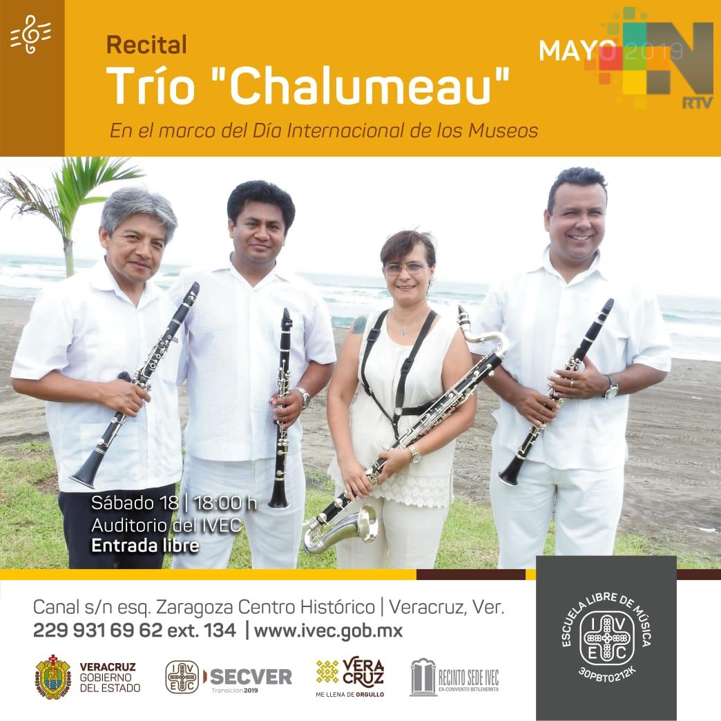 Celebrará IVEC el Día Internacional de los Museos con recital de clarinetes