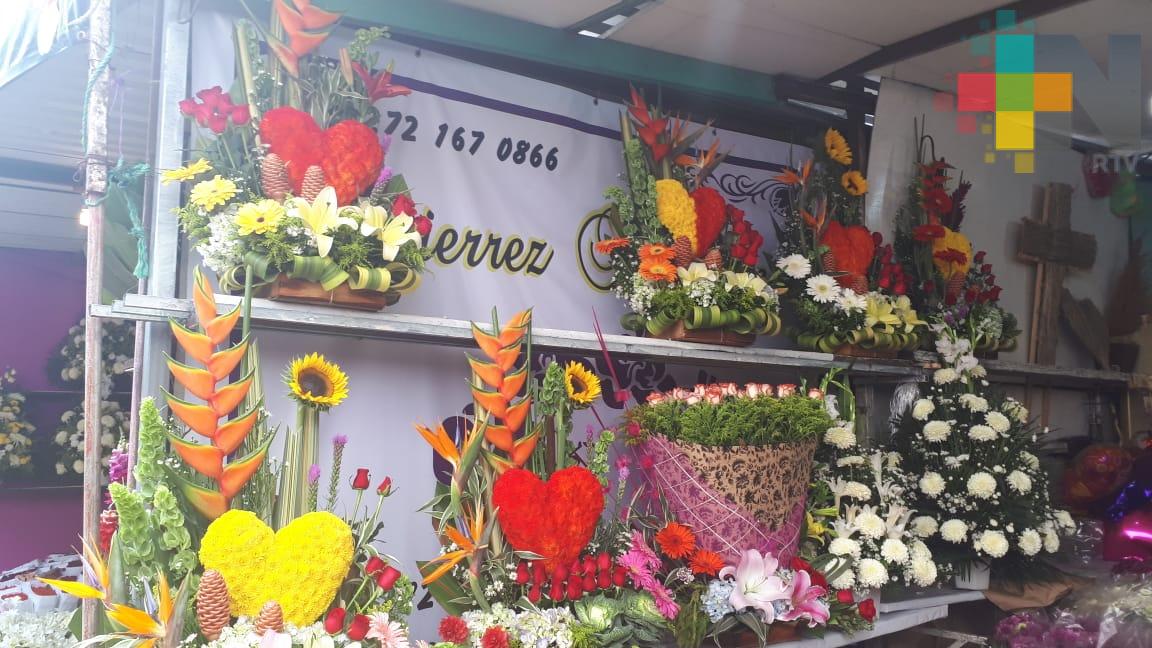 Vendedores de flores esperan alcanzar un repunte del 50 por ciento