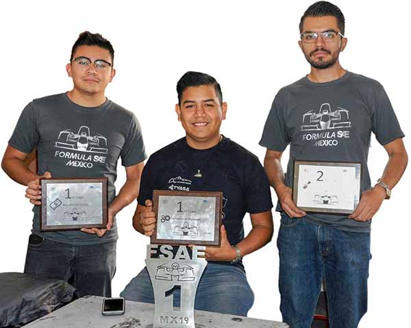 Impone liderazgo equipo Politécnico con triunfo en la Fórmula SAE México 2019