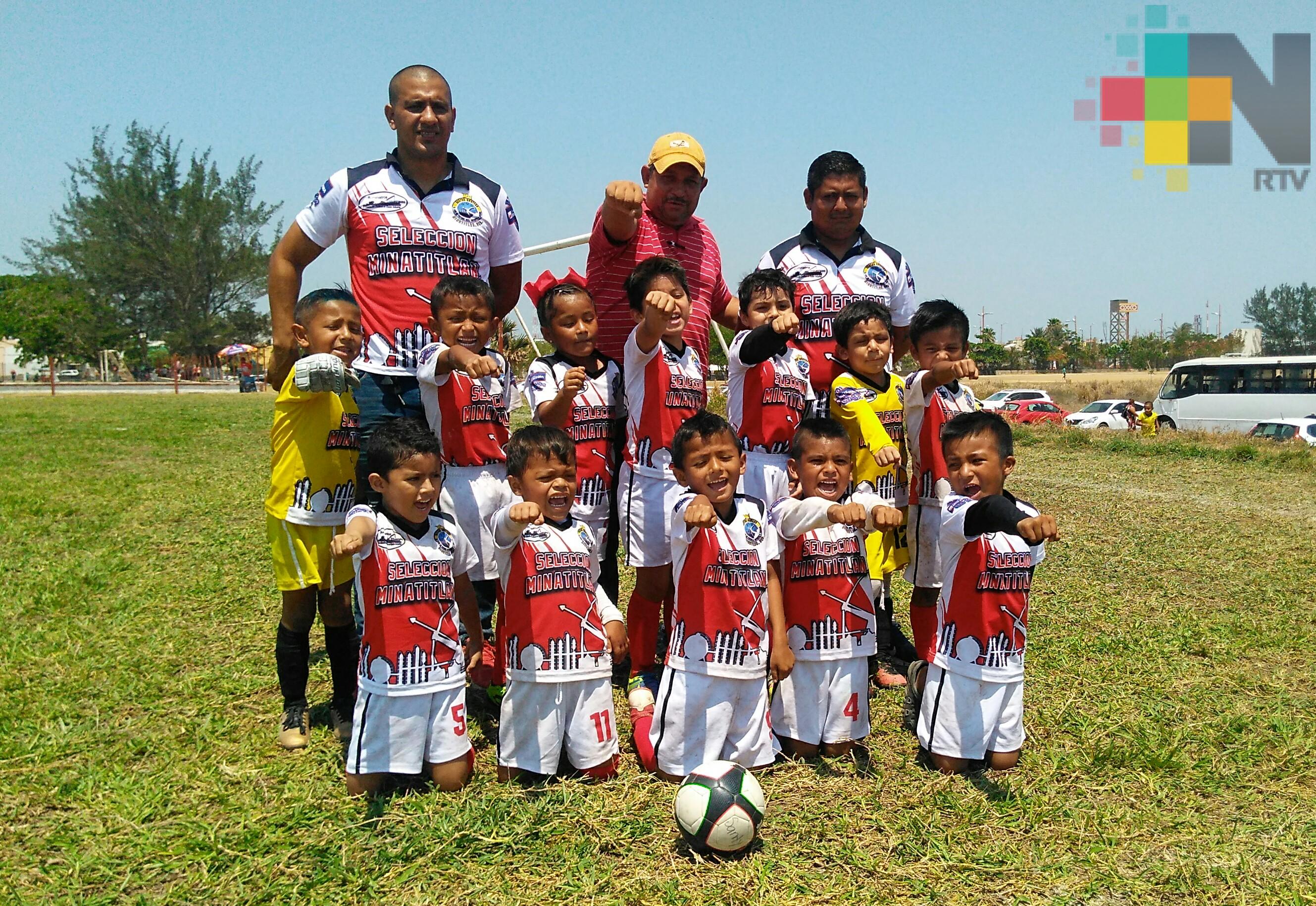 Coatza y Mina representarán a Veracruz en Nacional de Futbol Infantil