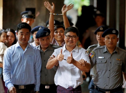 Myanmar libera a corresponsales de Reuters detenidos desde fines de 2017