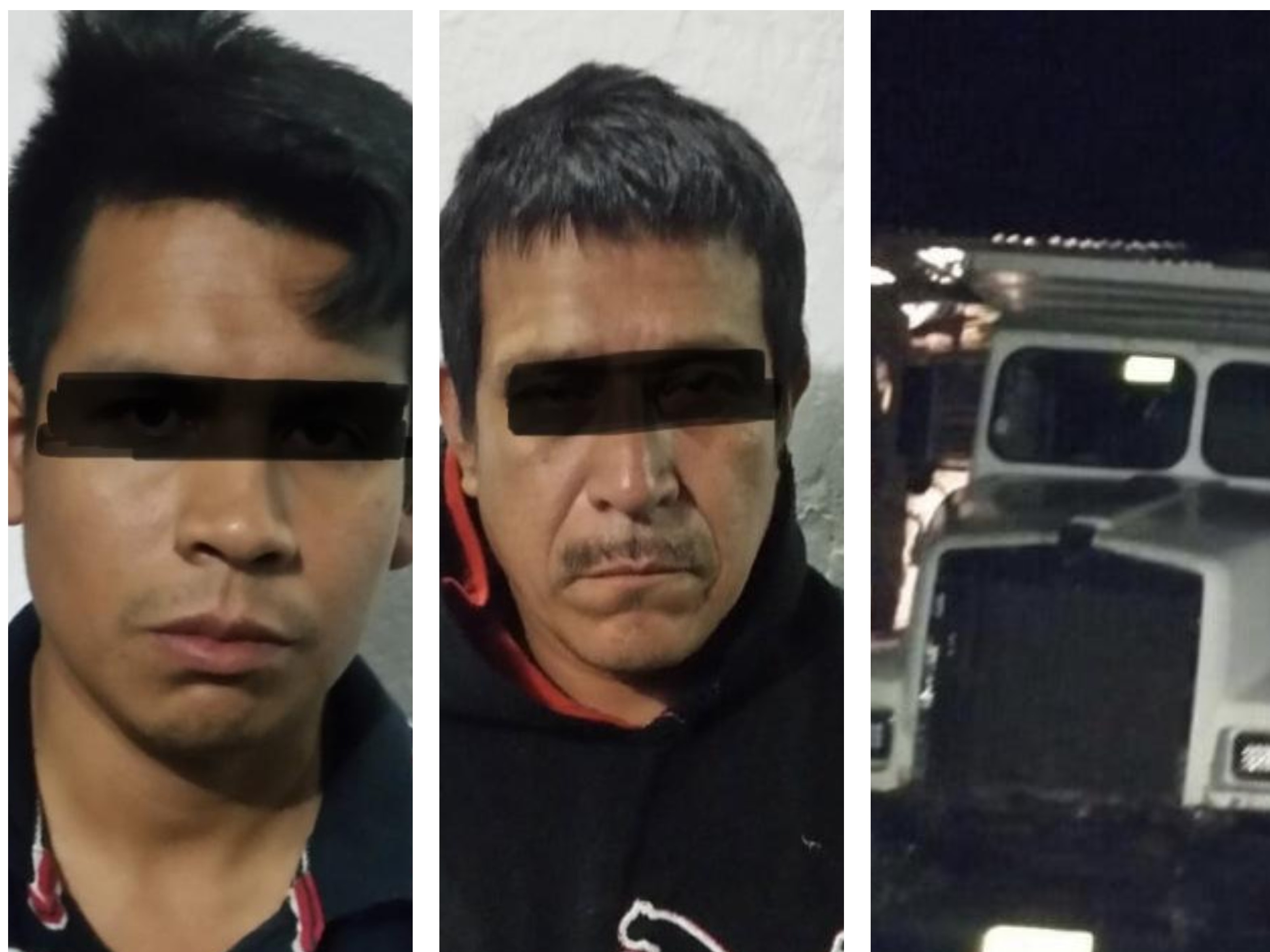 Interviene SSP a dos sujetos y recupera vehículo con reporte de robo