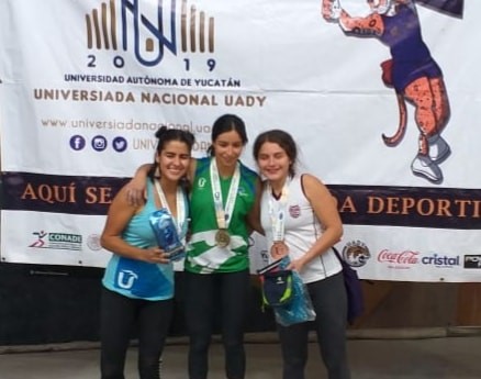 Halcones UV llega a ocho medallas en Universiada Nacional 2019