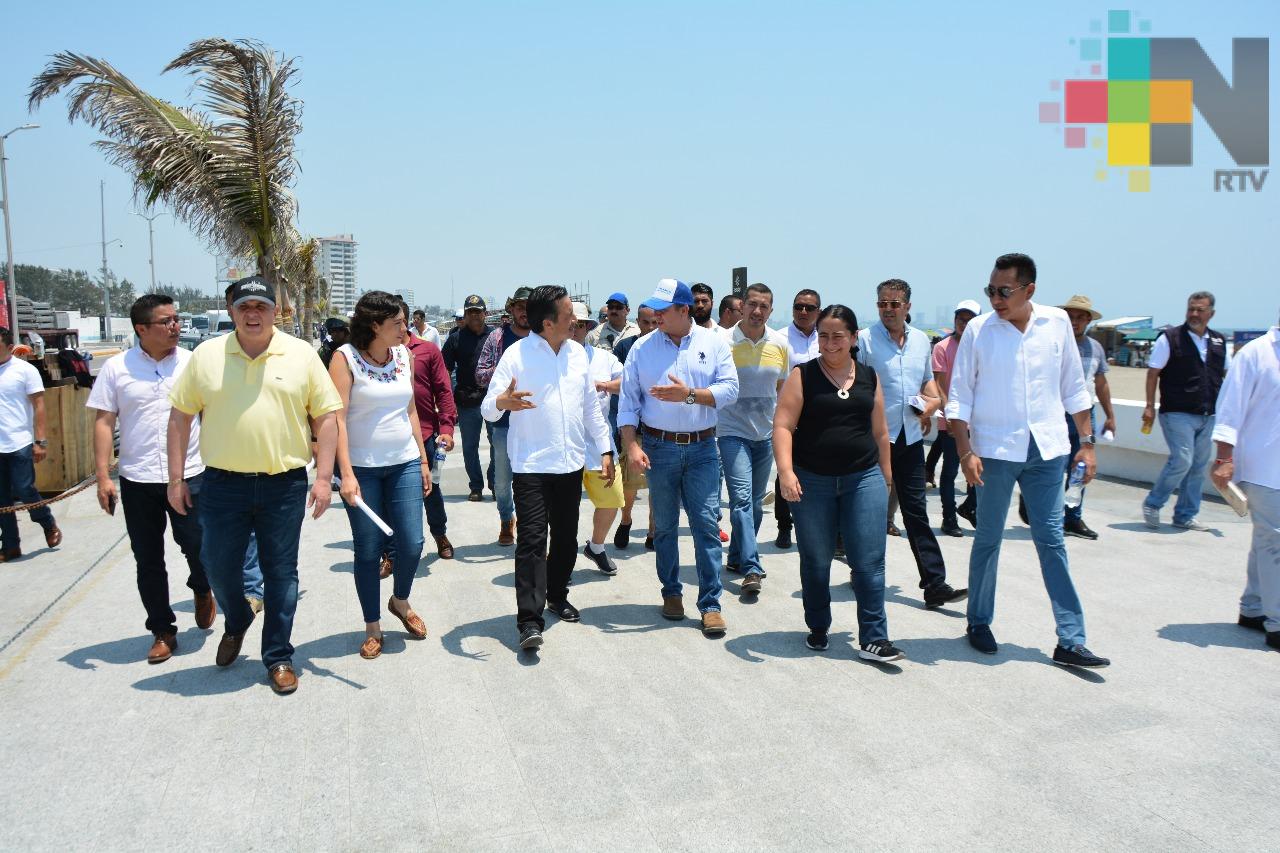 Supervisa gobernador Cuitláhuac García instalación de gradas para el Salsa Fest 2019