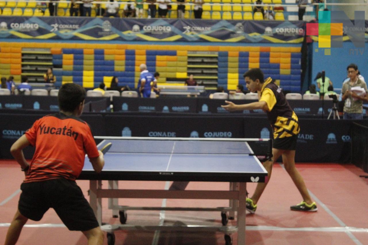 Tres medallas de bronce para Veracruz en tenis de mesa