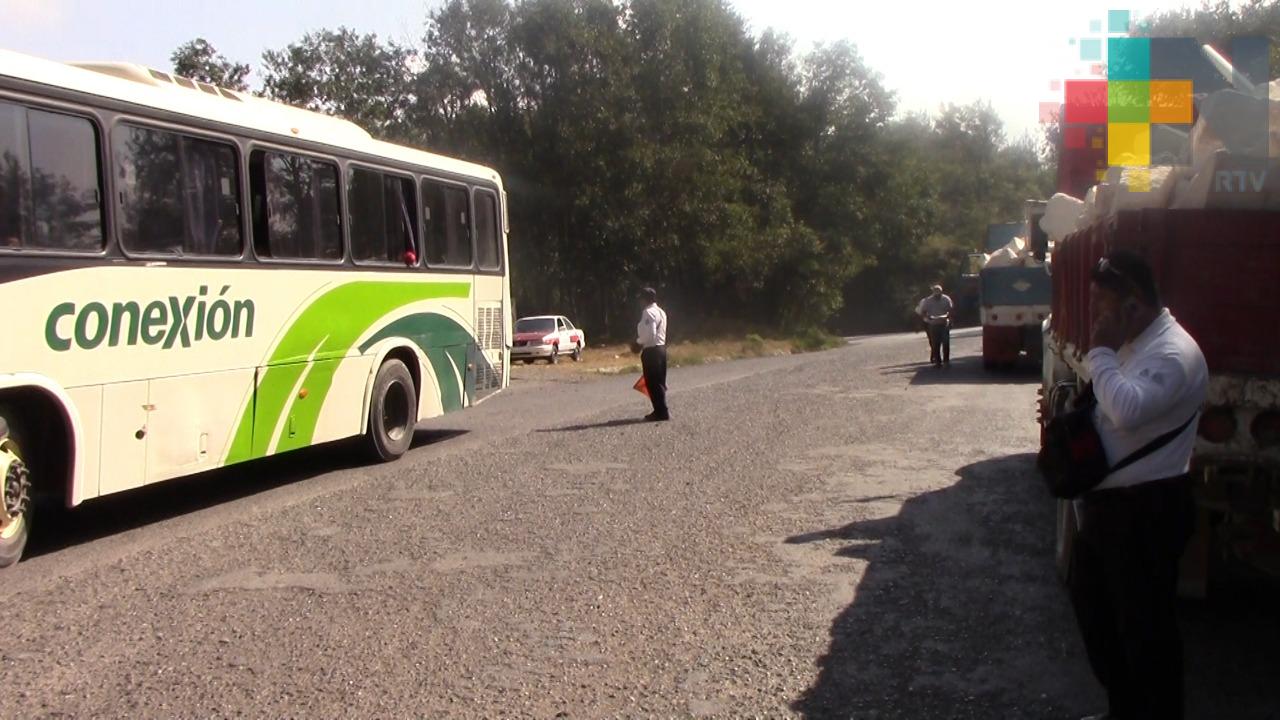 En operativo sorpresa revisan unidades de carga y transporte en la zona norte