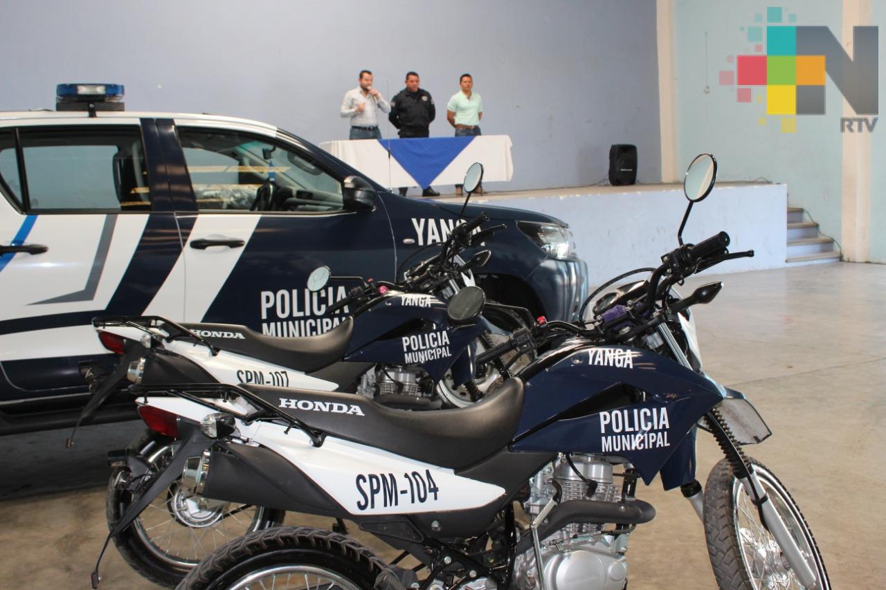Yanga tiene más patrullas y equipo policial