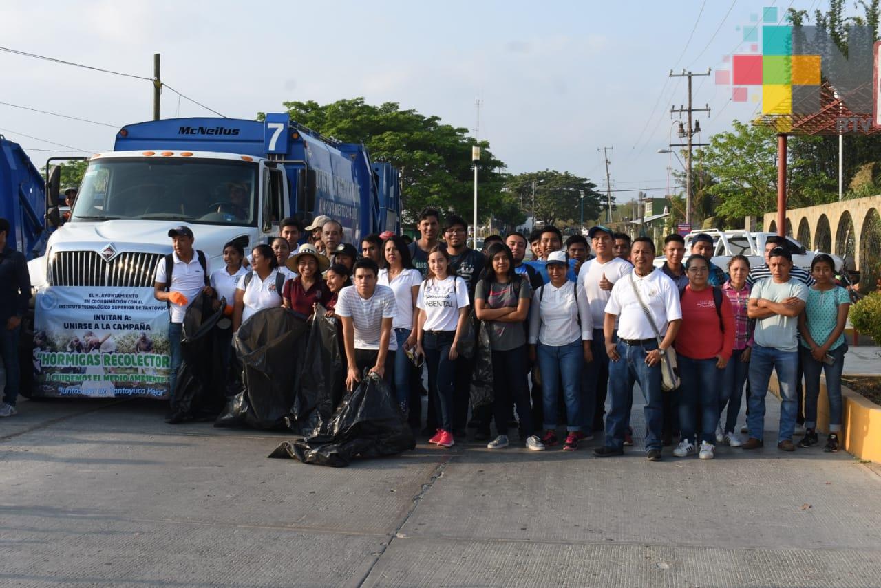 Más de 5 toneladas de basura se han recogido en Tantoyuca por iniciativa ambiental