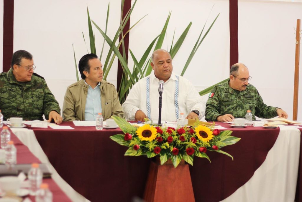 Para mantener estabilidad social en zona forestal de Perote, encabezó el gobernador reunión de seguridad