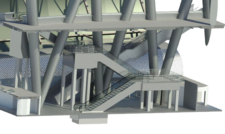 Estadio de Rayados tendrá escaleras eléctricas