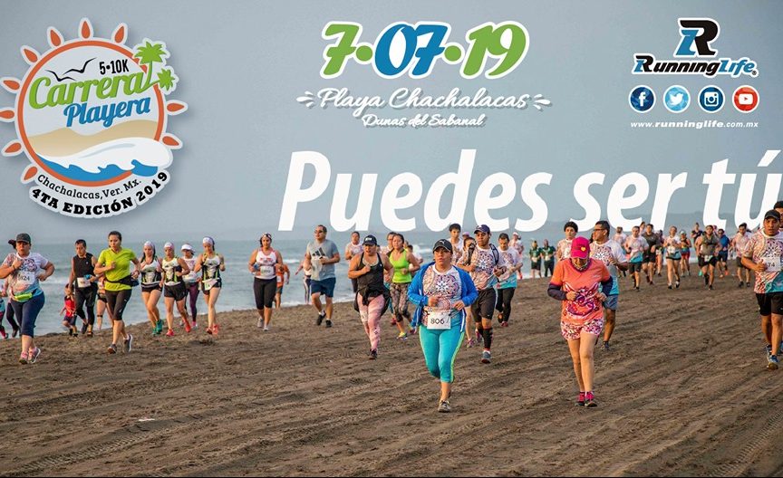 Invitan a participar en la Carrera Playera 5 y 10 k en Chachalacas