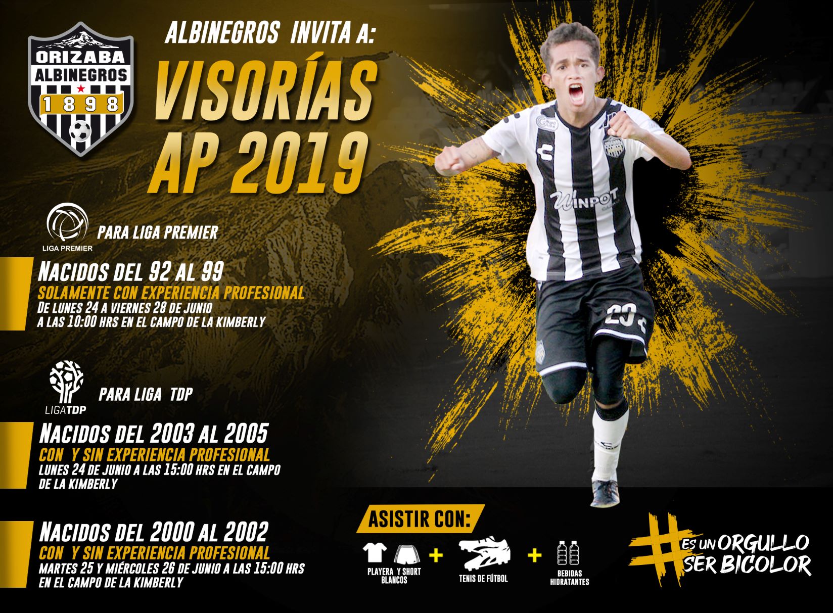 Albinegros de Orizaba busca jugadores