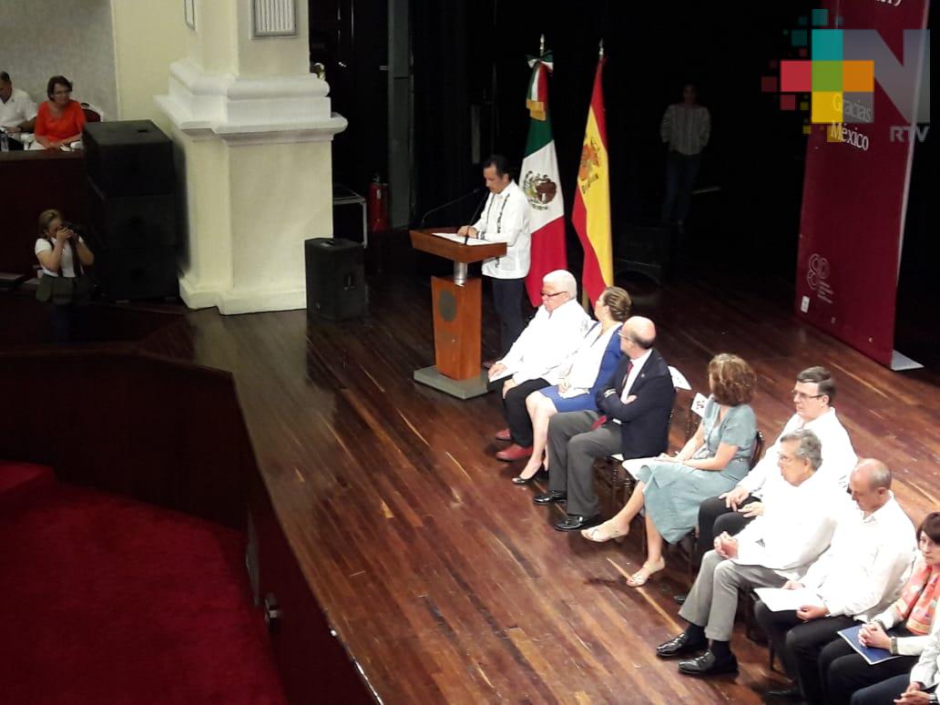 México recibió lo mejor de España durante el exilio: Gobernador Cuitláhuac García