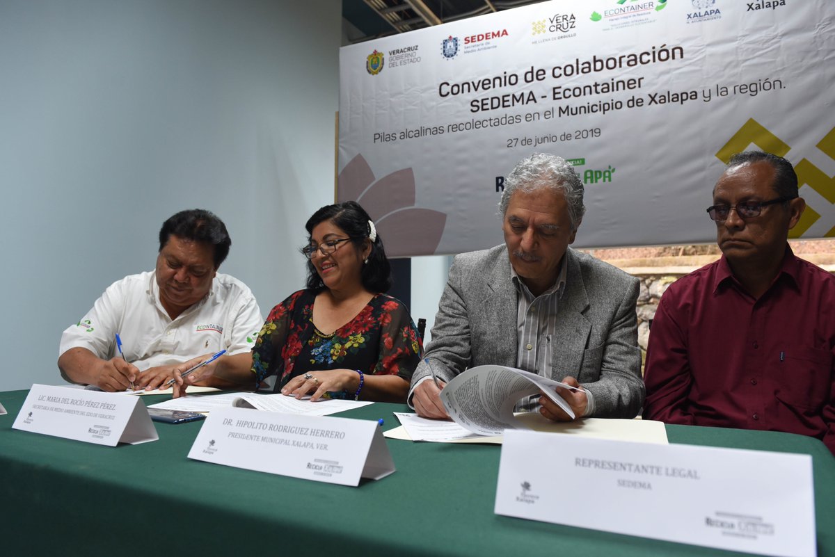 Econtainer y Sedema firman convenio para el tratamiento adecuado de pilas