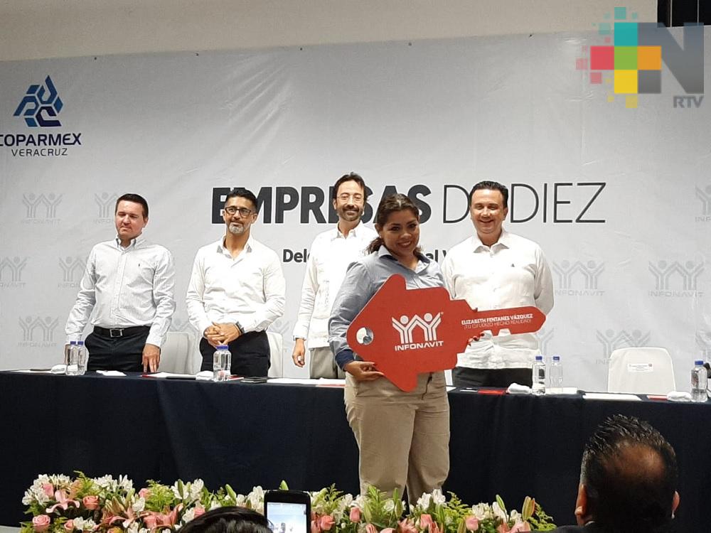 El 98% de empresas veracruzanas cumplen con sus aportaciones al Infonavit