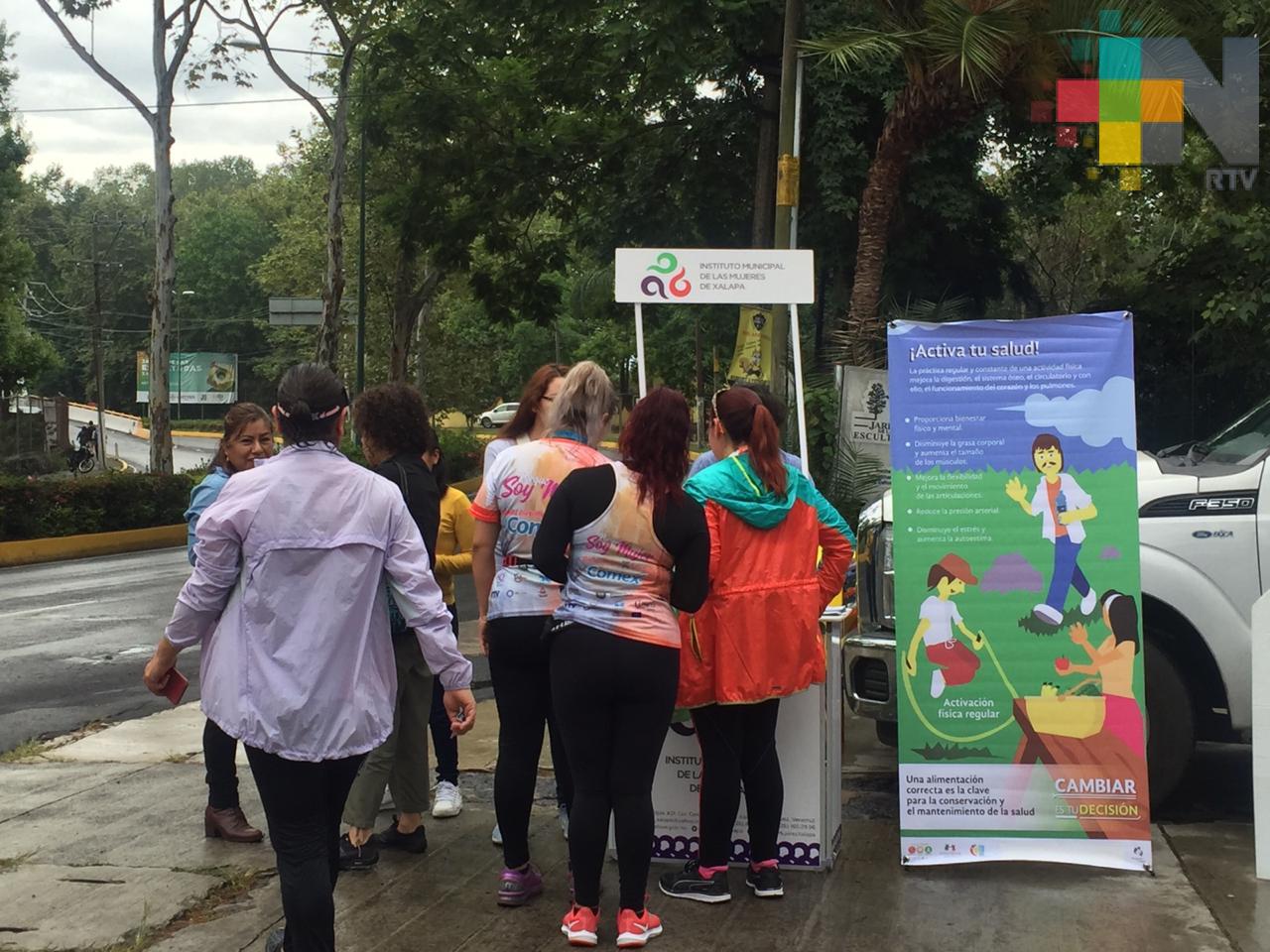 Difunden Línea Violeta en Xalapa