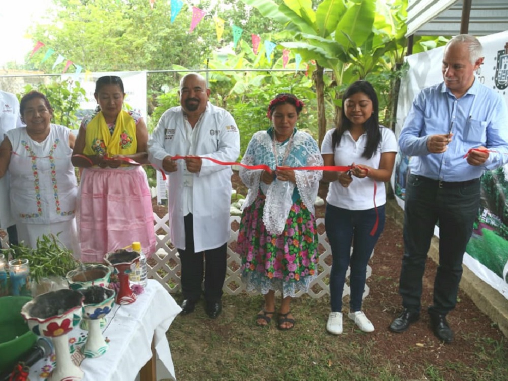 Inaugura SS Jardín Educativo de Plantas Medicinales en Álamo