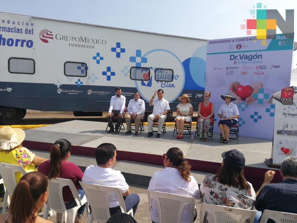 Inicia programa Dr. Vagón en Coatzacoalcos