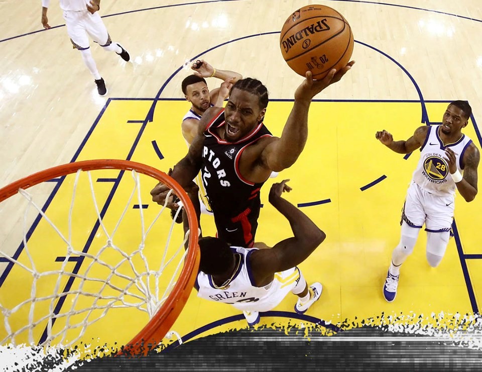 Raptors gana a Warriors toma ventaja en finales de NBA