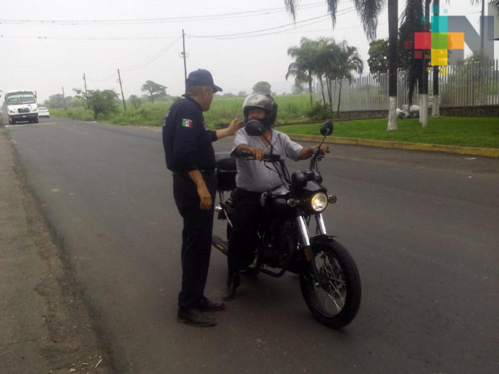 Delegaciones de Tránsito activarán revisiones permanentes a motociclistas