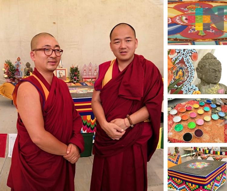 Monjes tibetanos llegan a Cosoleacaque para compartir mensaje de paz