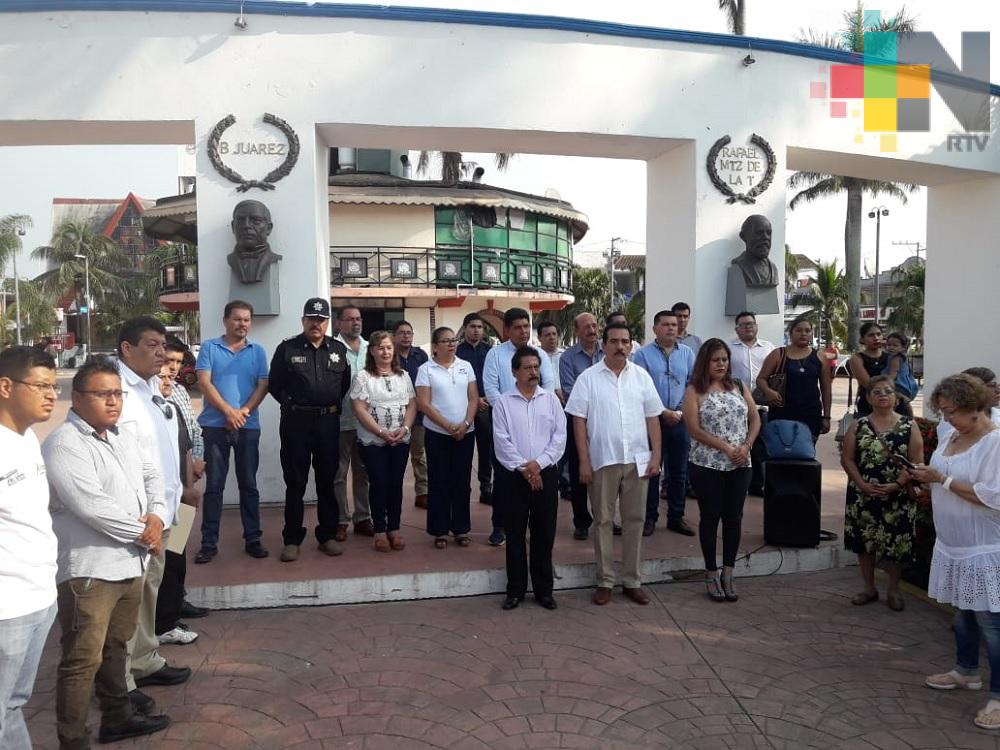 Realizan homenaje póstumo a periodistas en Martínez de la Torre
