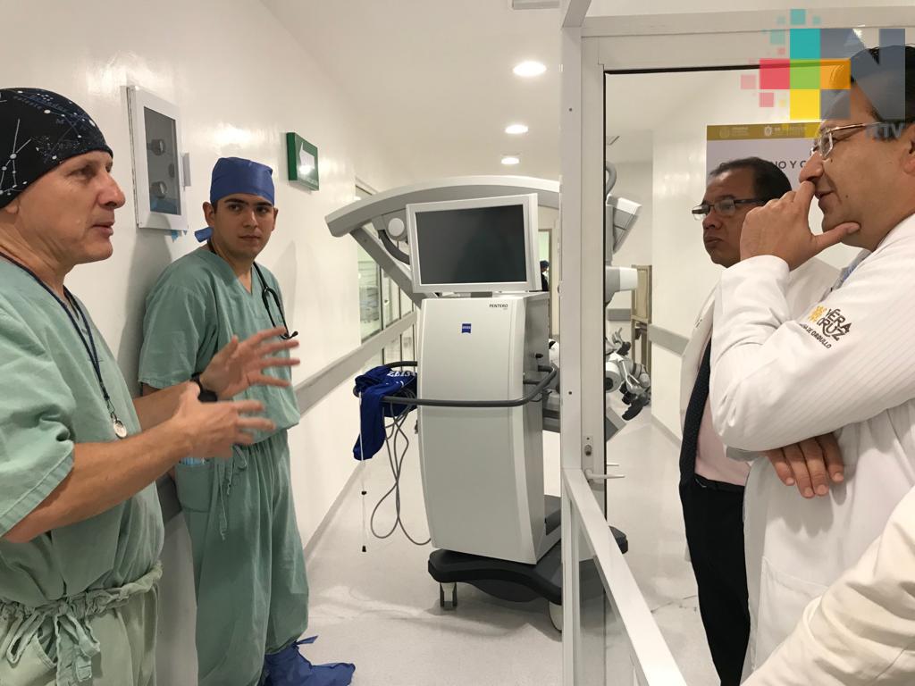 Entrega Secretaría de Salud equipo de neurocirugía al CAE