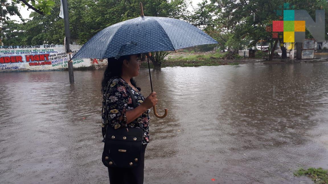 Lluvias genera inundaciones en colonias de la conurbación Veracruz- Boca del Río
