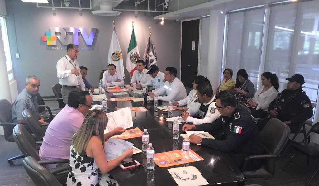 Encabezó director de RTV reunión de seguridad previa a la carrera «De cerro a cerro 5K»