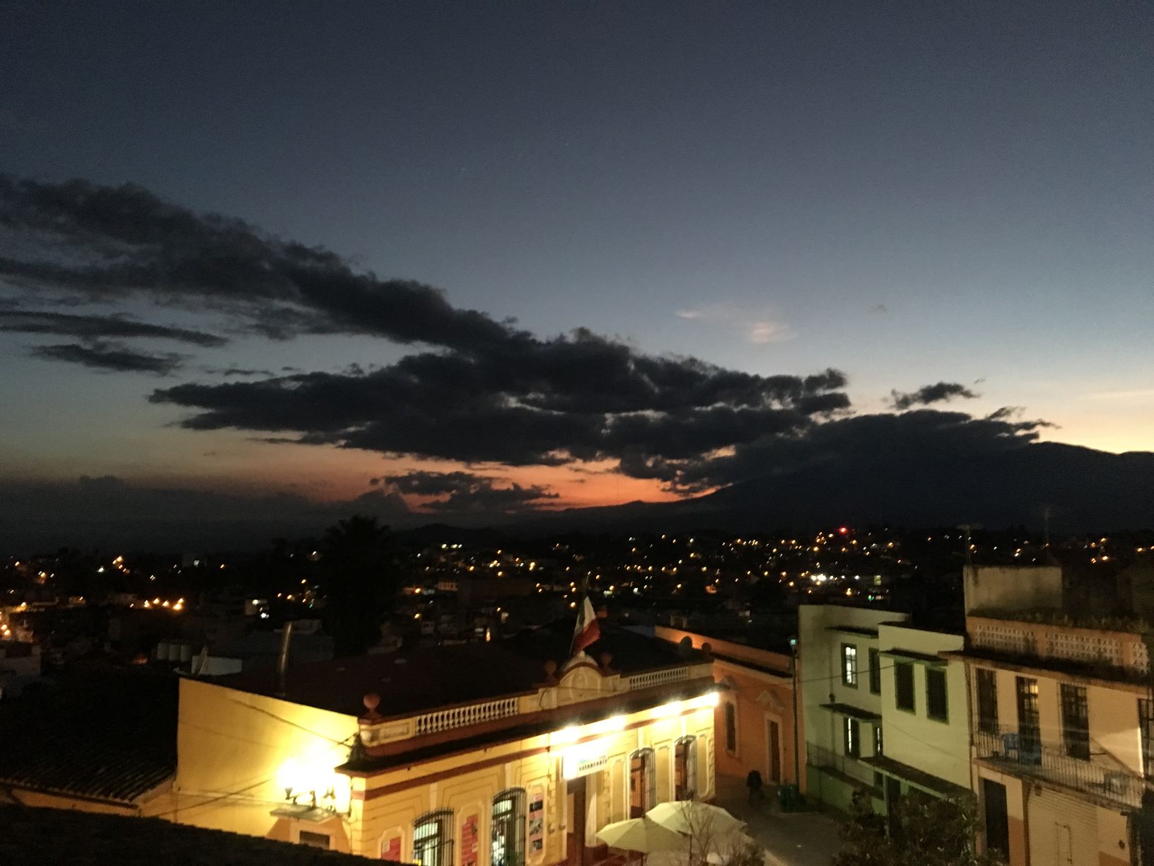 Atardecer en Xalapa