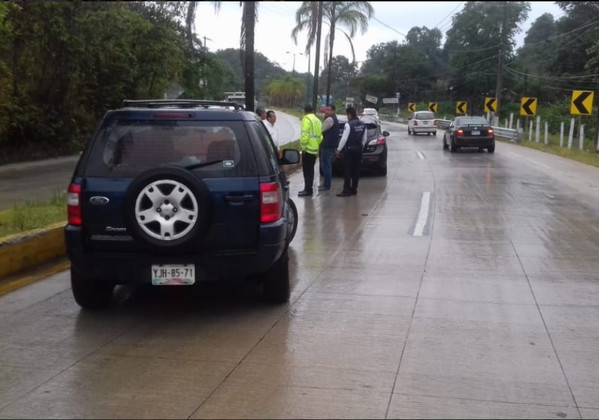 Reportan accidente en autopista Xalapa-Coatepec