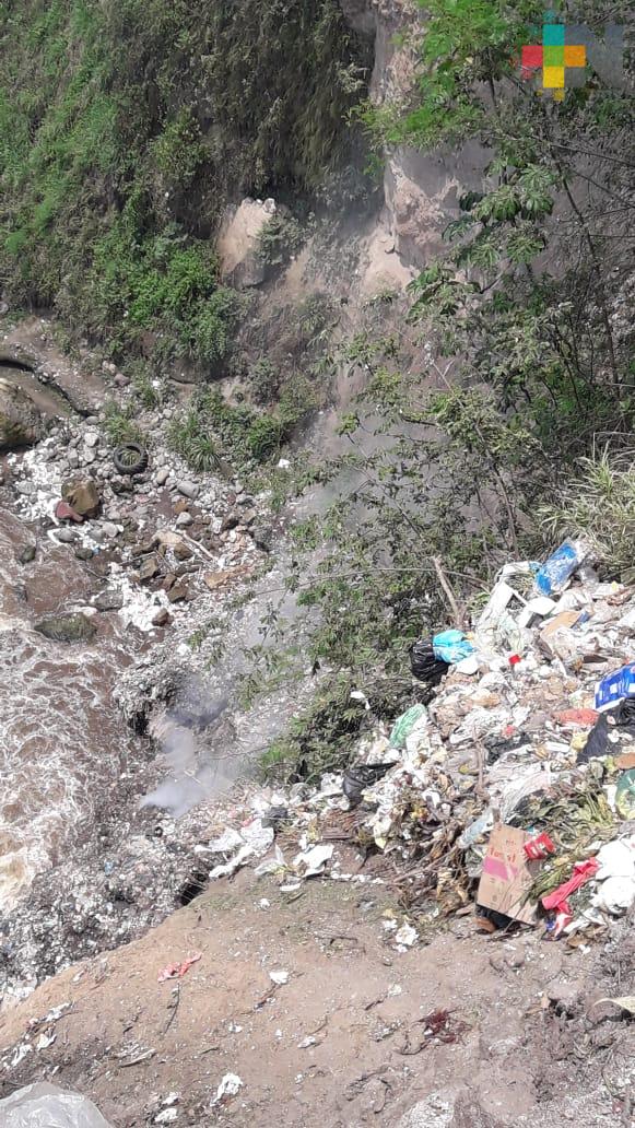 Recomienda diputada denunciar ante la PMA daño ambiental por  basurero a cielo abierto en Omealca