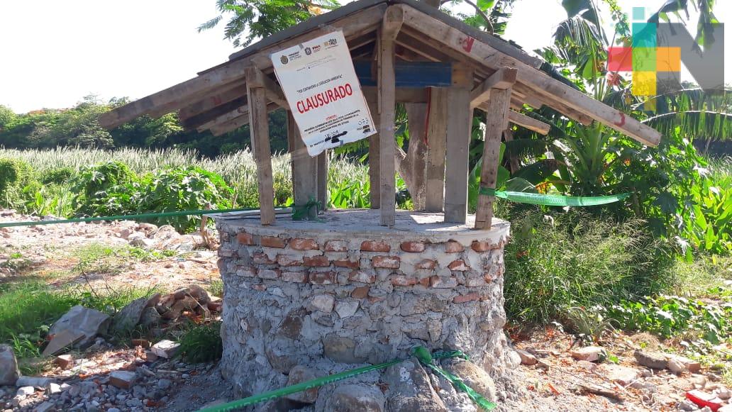 Clausura PMA obra de lleno en humedal de Laguna Real