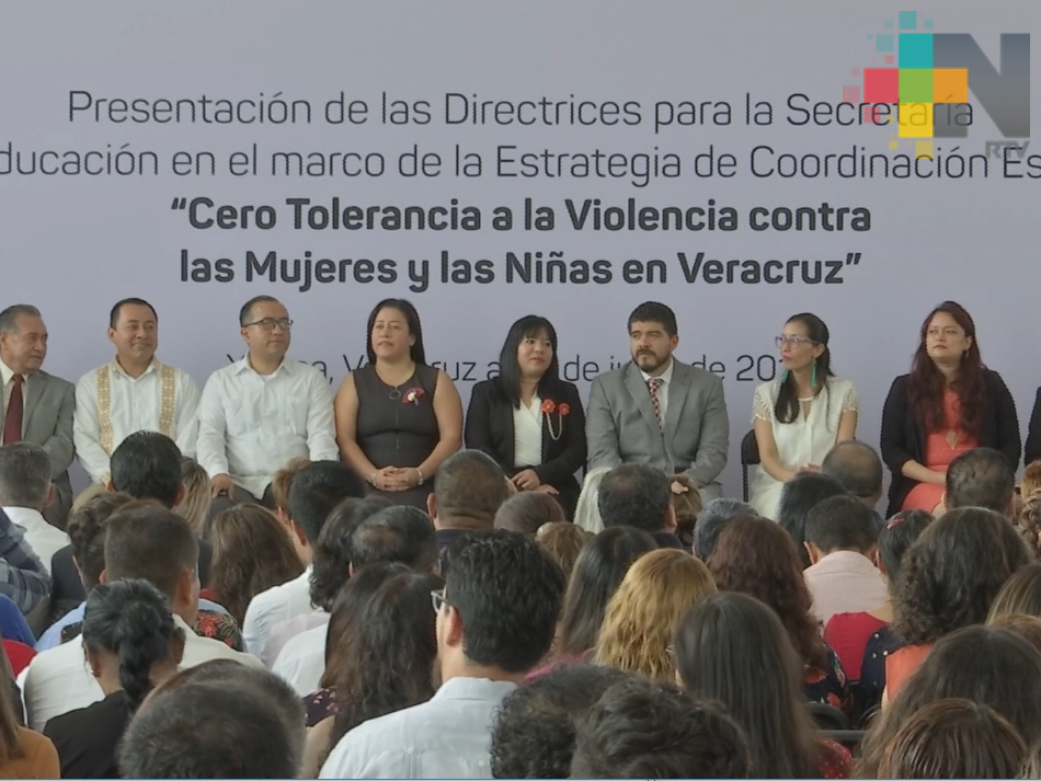 Presentan estrategia para evitar casos de violencia contra mujeres y niñas en escuelas de Veracruz
