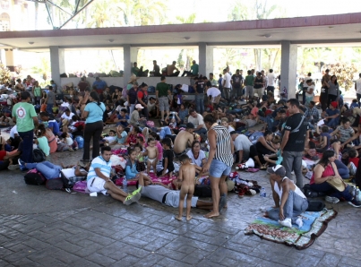 Aseguran a 146 migrantes centroamericanos en vivienda de Querétaro